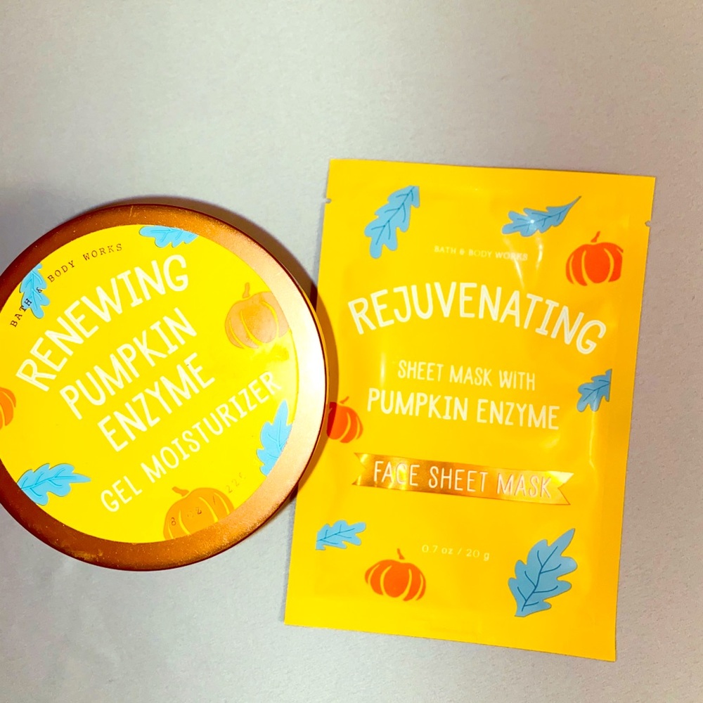 Pumpkin Enzyme Mask & Gel Lotion Set / BBW